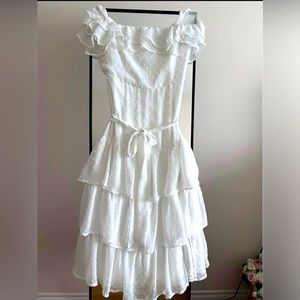 Lulu’s white dress.